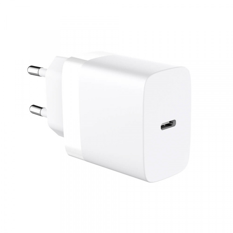 Gear Laddare 220V 1xUSB-C Vit PD/PPS 30W + Kabel USB-C till USB-C Gear Laddare 220V 1xUSB-C Vit PD/PPS 30W + Kabel USB-C till USB-C