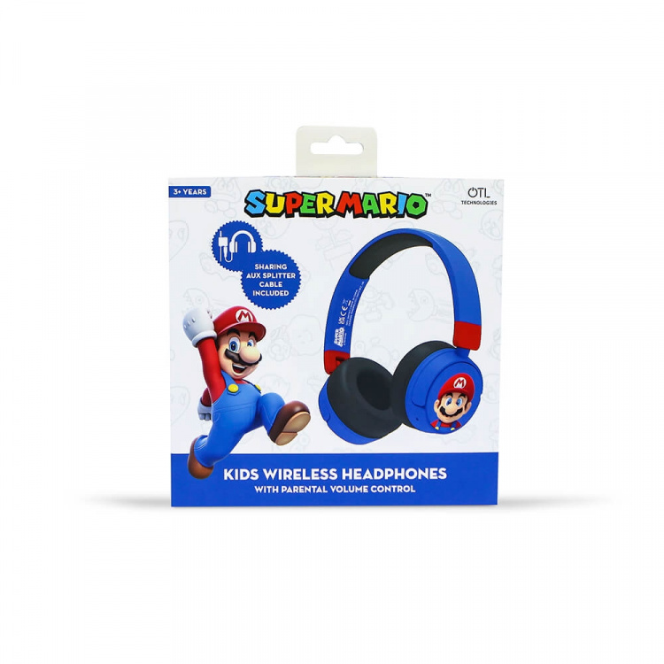 Super Mario Hörlur On-Ear Trådlös 85dB/95dB