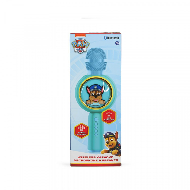 Paw Patrol Karaoke Mikrofon PopSing med LED Paw Patrol Karaoke Mikrofon PopSing med LED