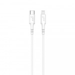 Gear Laddkabel USB-C till Lightning 0.5m Vit MFI C94 Gear Laddkabel USB-C till Lightning 0.5m Vit MFI C94