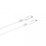 Gear Laddkabel USB-C till Lightning 0.5m Vit MFI C94 Gear Laddkabel USB-C till Lightning 0.5m Vit MFI C94