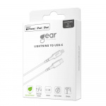Gear Laddkabel USB-C till Lightning 0.5m Vit MFI C94 Gear Laddkabel USB-C till Lightning 0.5m Vit MFI C94