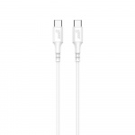 Gear Laddkabel USB-C till USB-C 2.0 0.5m Kabel Vit Gear Laddkabel USB-C till USB-C 2.0 0.5m Kabel Vit