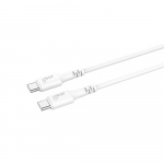 Gear Laddkabel USB-C till USB-C 2.0 0.5m Kabel Vit Gear Laddkabel USB-C till USB-C 2.0 0.5m Kabel Vit
