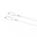 Gear Laddkabel USB-C till USB-C 2.0 0.5m Kabel Vit Gear Laddkabel USB-C till USB-C 2.0 0.5m Kabel Vit