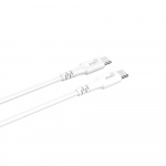 Gear Laddkabel USB-C till USB-C 2.0 0.5m Kabel Vit Gear Laddkabel USB-C till USB-C 2.0 0.5m Kabel Vit