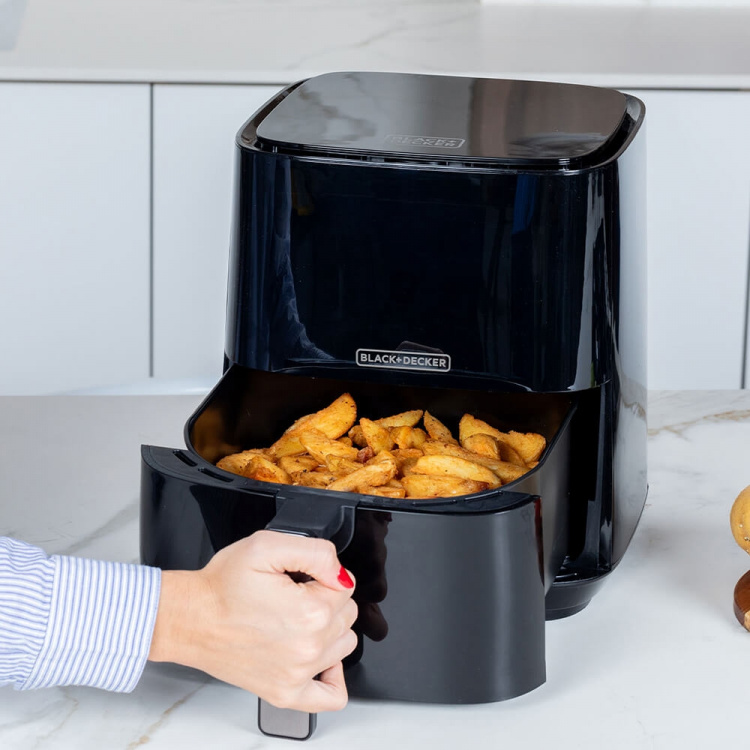 BLACK+DECKER Air Fryer Svart 5L 1450W BLACK+DECKER Air Fryer Svart 5L 1450W