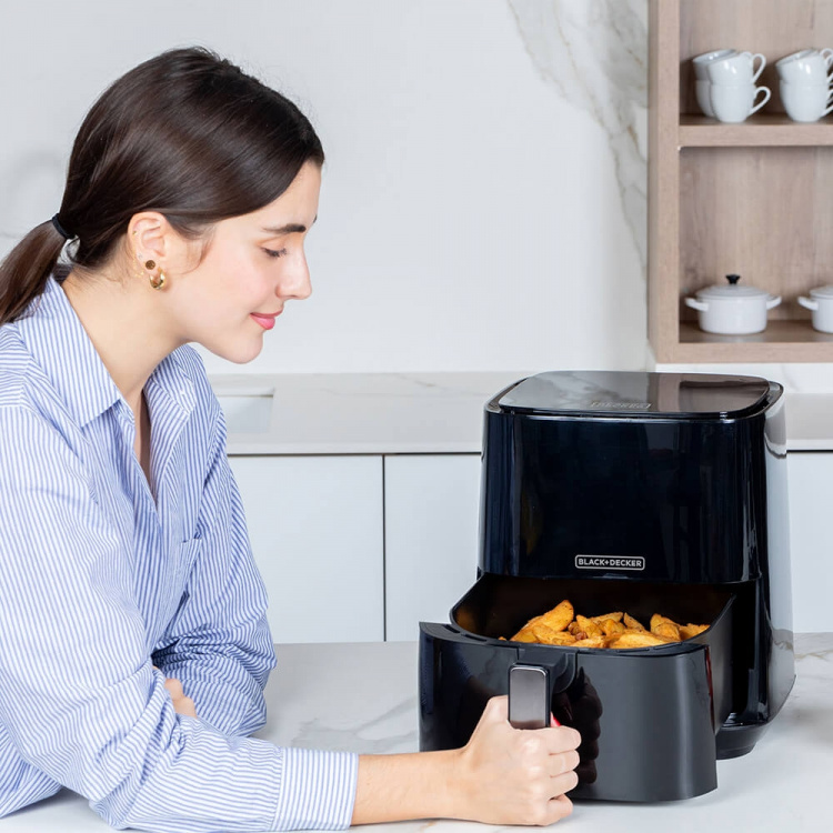 BLACK+DECKER Air Fryer Svart 5L 1450W BLACK+DECKER Air Fryer Svart 5L 1450W