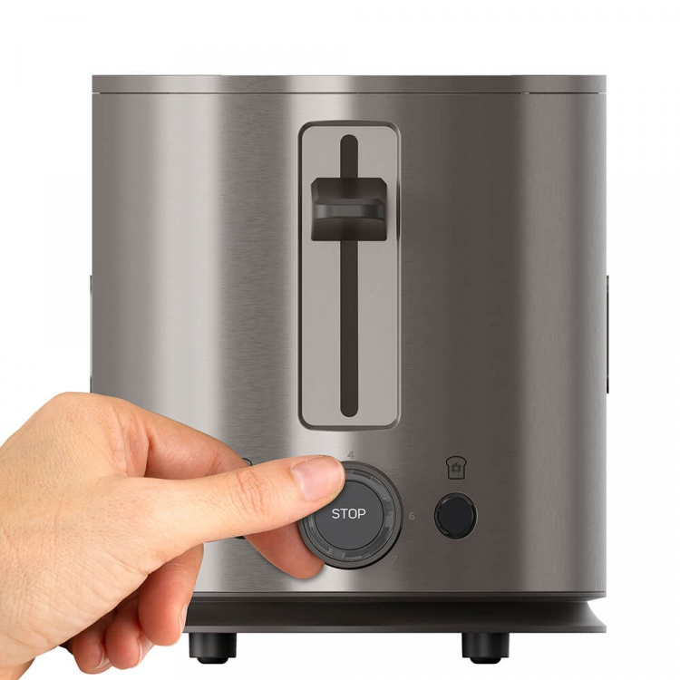 BLACK+DECKER Brödrost 2 Långa Slitsar Rostfritt Stål BLACK+DECKER Brödrost 2 Långa Slitsar Rostfritt Stål