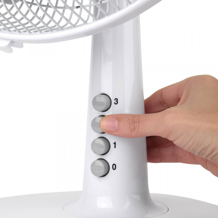 BLACK+DECKER Bordsfläkt 5 Blad Vit