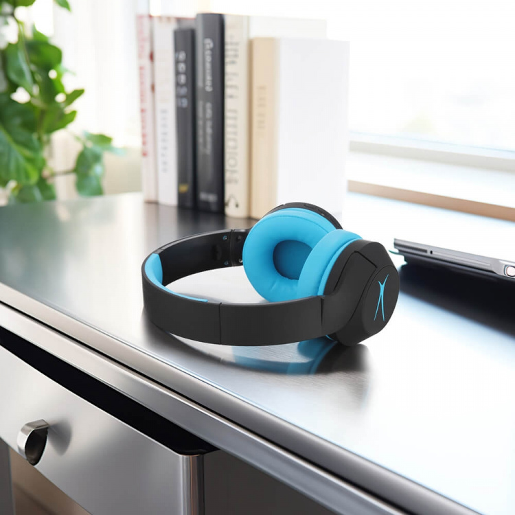 Altec Lansing Barnhörlur ANC Trådlös 2in1 On-Ear Blå Altec Lansing Barnhörlur ANC Trådlös 2in1 On-Ear Blå