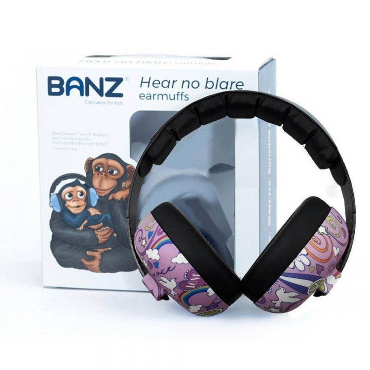 BANZ Hörselskydd Baby Peace Pink