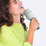 Mobility On Board Karaoke Mikrofon Groovy Blå