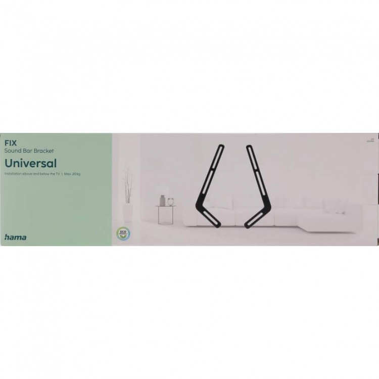 Hama Soundbar Fäste Universal Svart Hama Soundbar Fäste Universal Svart