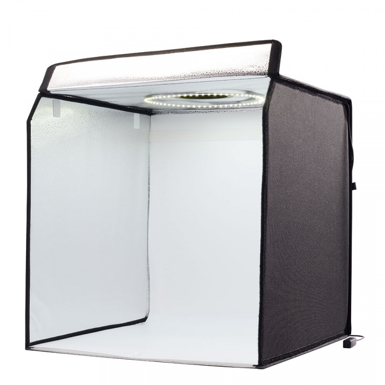 Hama Portabel Mini Fotostudio ToGo LED-Ringljus