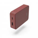 Hama Powerbank Colour 10 10000mAh USB-C+USB-A Röd Hama Powerbank Colour 10 10000mAh USB-C+USB-A Röd