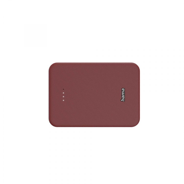 Hama Powerbank Colour 10 10000mAh USB-C+USB-A Röd Hama Powerbank Colour 10 10000mAh USB-C+USB-A Röd