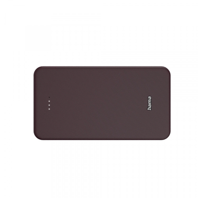 Hama Powerbank Colour 20 20000mAh USB-C+USB-A Plommon Hama Powerbank Colour 20 20000mAh USB-C+USB-A Plommon