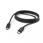 Hama Kabel Laddning/Data USB-C - USB-C 3,0m Svart Hama Kabel Laddning/Data USB-C - USB-C 3,0m Svart
