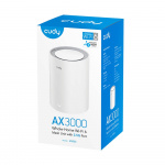 CUDY Mesh Solution M3000 1-pack AX3000 Gigabit Wi-Fi 6 2.5G Vit CUDY Mesh Solution M3000 1-pack AX3000 Gigabit Wi-Fi 6 2.5G Vit