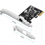 CUDY Adapter PCI-E PE25 2.5 Gigabit 1P Low Profile