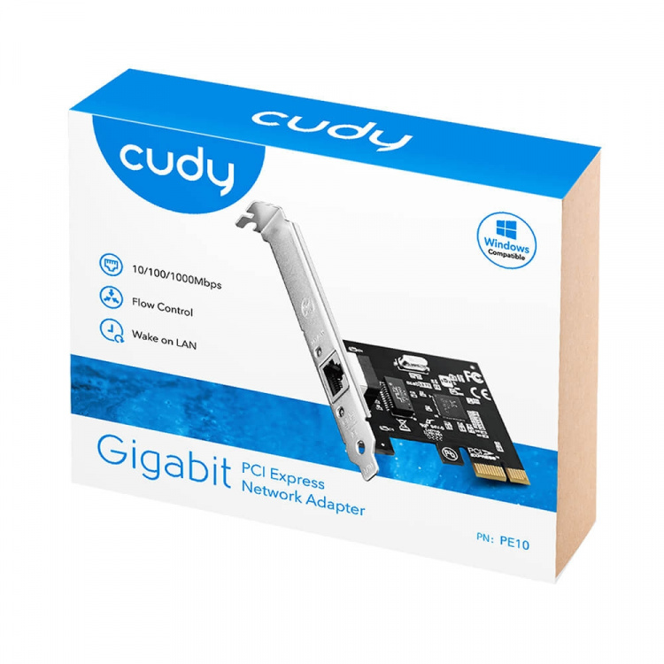 CUDY Adapter PCI-E PE25 2.5 Gigabit 1P Low Profile