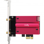 CUDY Adapter PCI-E WE4000 AX5400 WiFi 6E Magnetic Antennas CUDY Adapter PCI-E WE4000 AX5400 WiFi 6E Magnetic Antennas