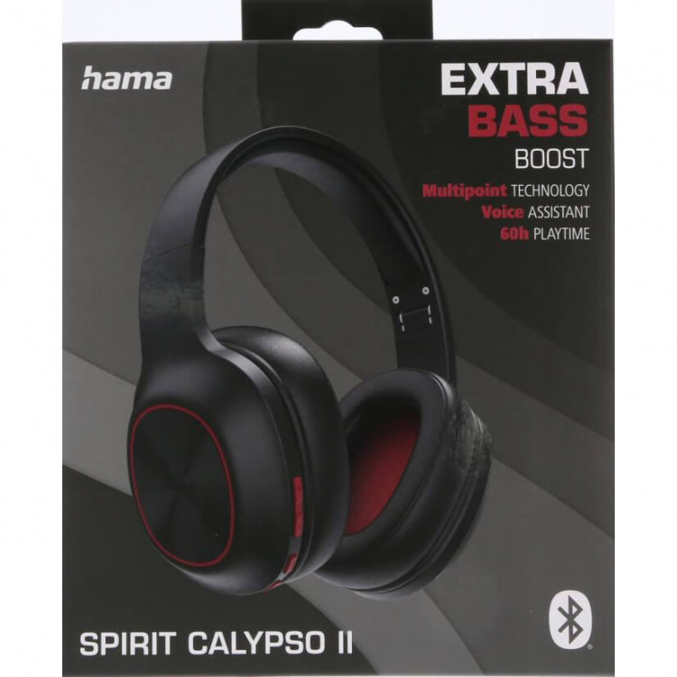 Hama Hörlur Over-Ear Spirit Calypso 2 Svart