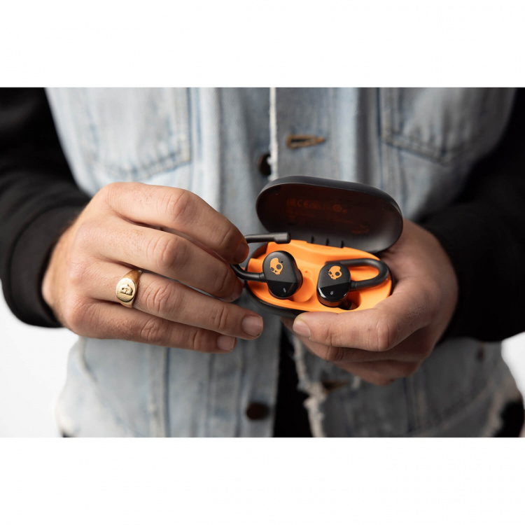 Skullcandy Hörlur Push Play TWS In-Ear Svart/Orange Skullcandy Hörlur Push Play TWS In-Ear Svart/Orange