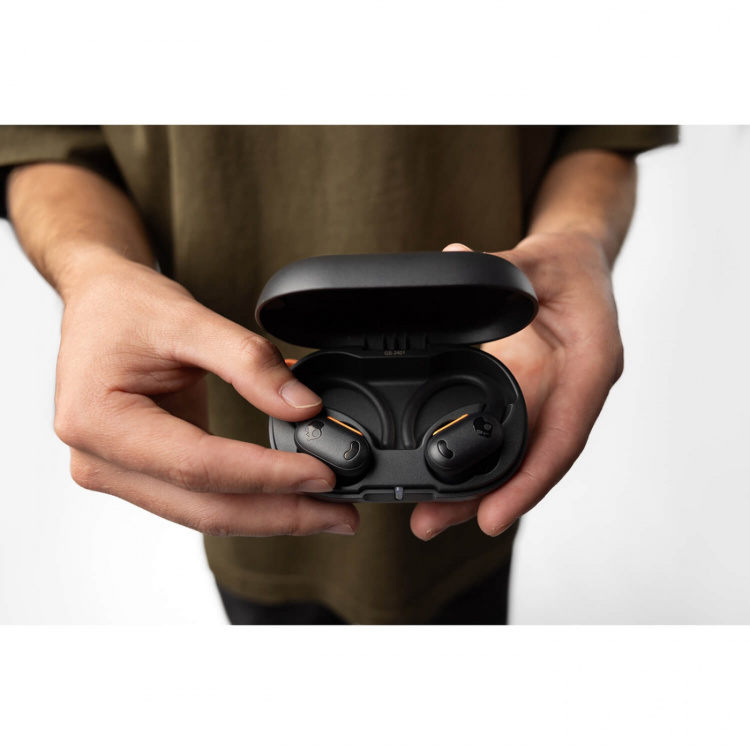 Skullcandy Headphone Push Play Active ANC TWS In-Ear Svart/Orange Skullcandy Headphone Push Play Active ANC TWS In-Ear Svart/Orange