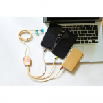 Squishmallows Laddningskabel 1,2m Leonard 3in1 USB-C/Micro/Lightning Squishmallows Laddningskabel 1,2m Leonard 3in1 USB-C/Micro/Lightning