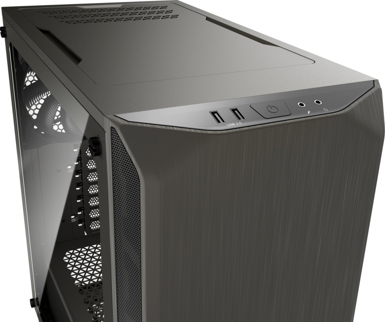 Be Quiet! Pure Base 500 ATX-chassi med fönster, grå