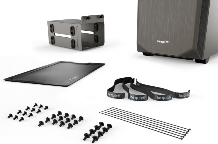 Be Quiet! Pure Base 500 ATX-chassi med fönster, grå