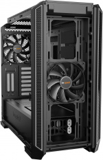 Be Quiet! Silent Base 601 ATX-chassi med fönster, svart/silver