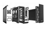 Be Quiet! Silent Base 601 ATX-chassi med fönster, svart/silver