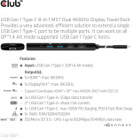 Club 3D Typ-C 8-i-1-hubb Club 3D Typ-C 8-i-1-hubb