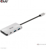 Club 3D USB typ C PD laddningshubb - hubb Club 3D USB typ C PD laddningshubb - hubb