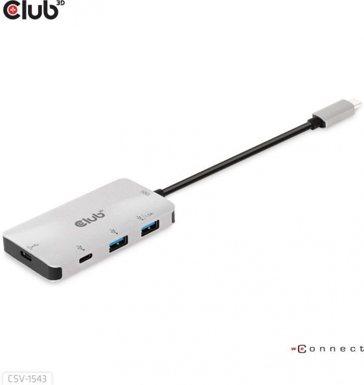 Club 3D USB typ C PD laddningshubb - hubb Club 3D USB typ C PD laddningshubb - hubb