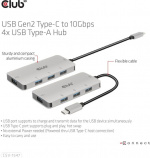 Club 3D USB Type-C till 10 Gbps 4x USB Type-A-hubb