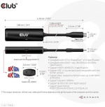 Club 3D CAC-1588 Typ C - HDMI 2.1 PD 100W aktiv adapter, 4K120 Hz - 8K60Hz Club 3D CAC-1588 Typ C - HDMI 2.1 PD 100W aktiv adapter, 4K120 Hz - 8K60Hz