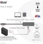 Club 3D CAC-1588 Typ C - HDMI 2.1 PD 100W aktiv adapter, 4K120 Hz - 8K60Hz Club 3D CAC-1588 Typ C - HDMI 2.1 PD 100W aktiv adapter, 4K120 Hz - 8K60Hz