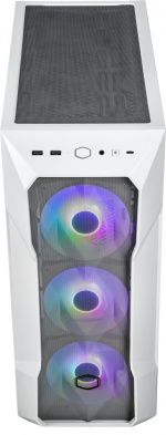Cooler Master MasterBox TD500 Mesh V2 ATX-chassi med fönster, vit