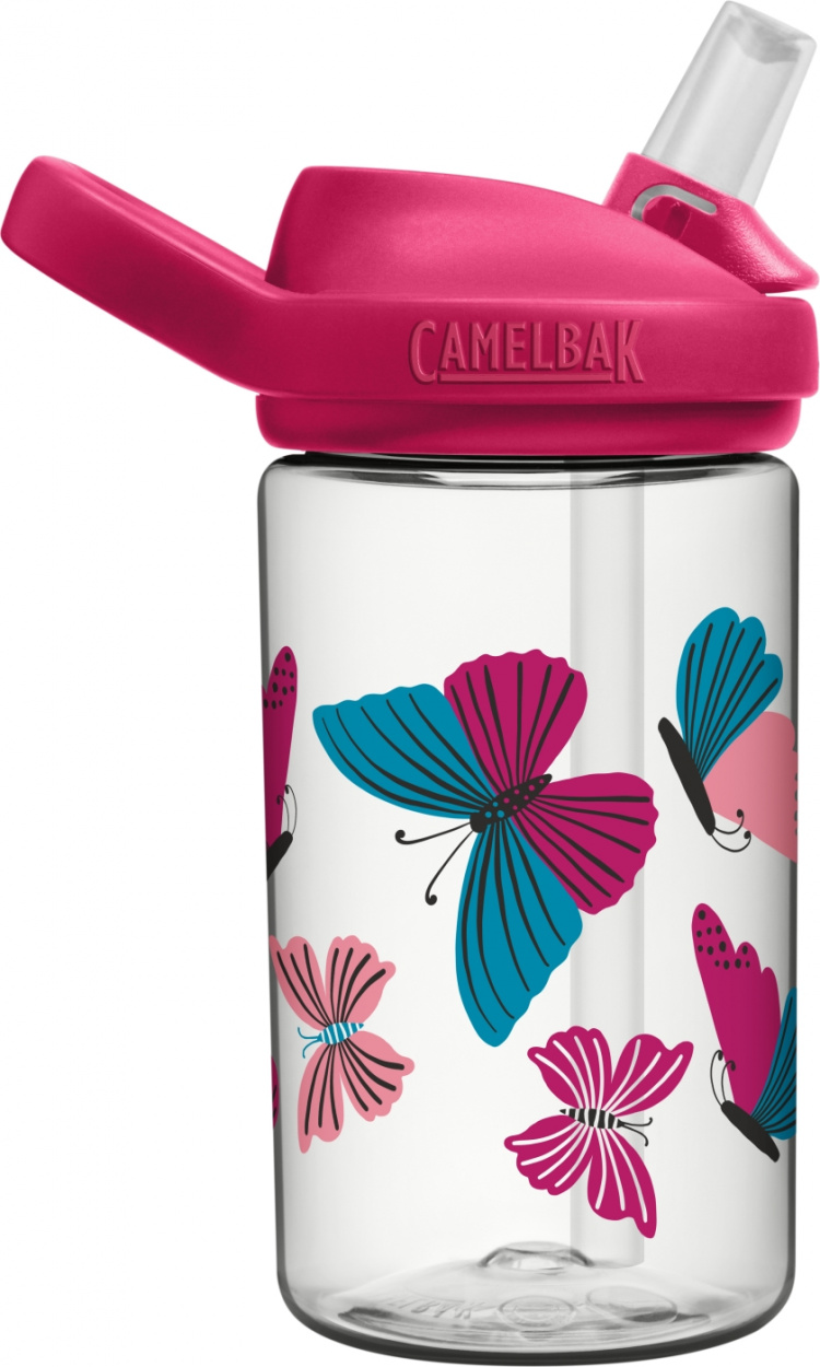 Camelbak Eddy+ Kids 0,4L flaska, fjärilar Camelbak Eddy+ Kids 0,4L flaska, fjärilar