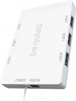 Be Quiet! Light Wings PWM-fläktpaket, 120 mm, 3-pack, vit Be Quiet! Light Wings PWM-fläktpaket, 120 mm, 3-pack, vit