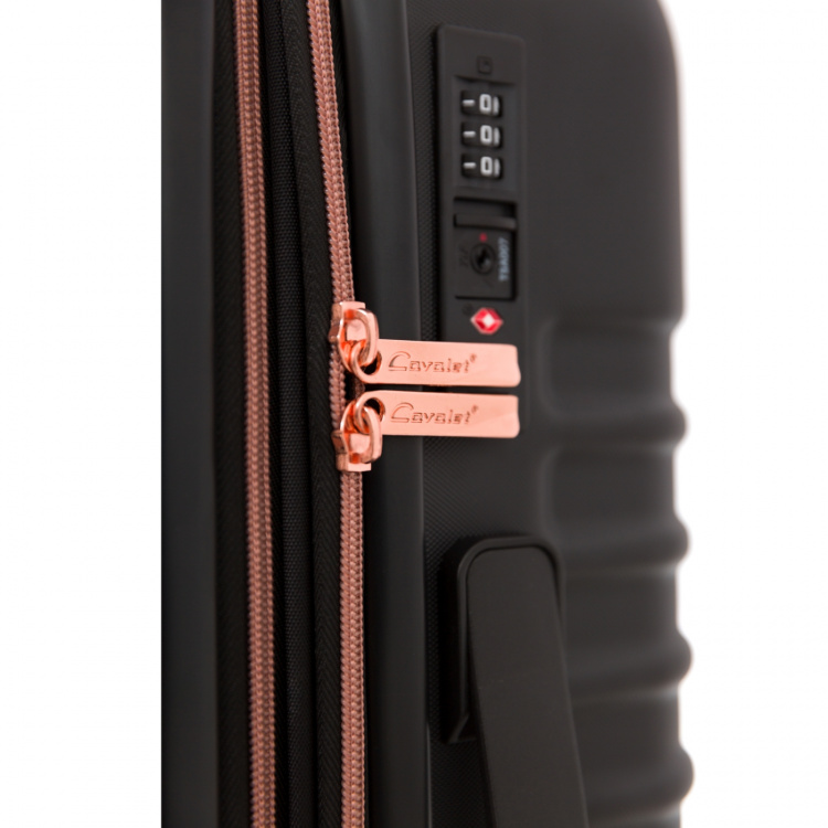 Cavalet Resväska Pasadena Medium Svart/Roséguld