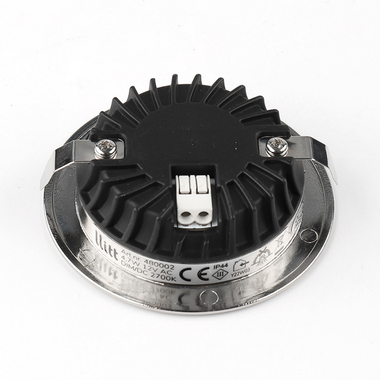 Llitt Alice 12V Infälld downlight 2700K IP44 340lm Borstad stål 1-pack Llitt Alice 12V Infälld downlight 2700K IP44 340lm Borstad stål 1-pack