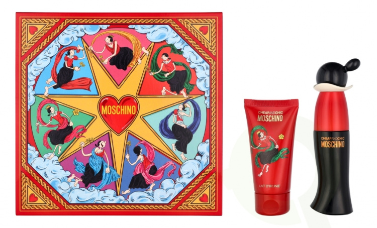 Moschino Cheap & Chic Giftset 80 ml Edt Spray 30ml/Body Lotion 50ml