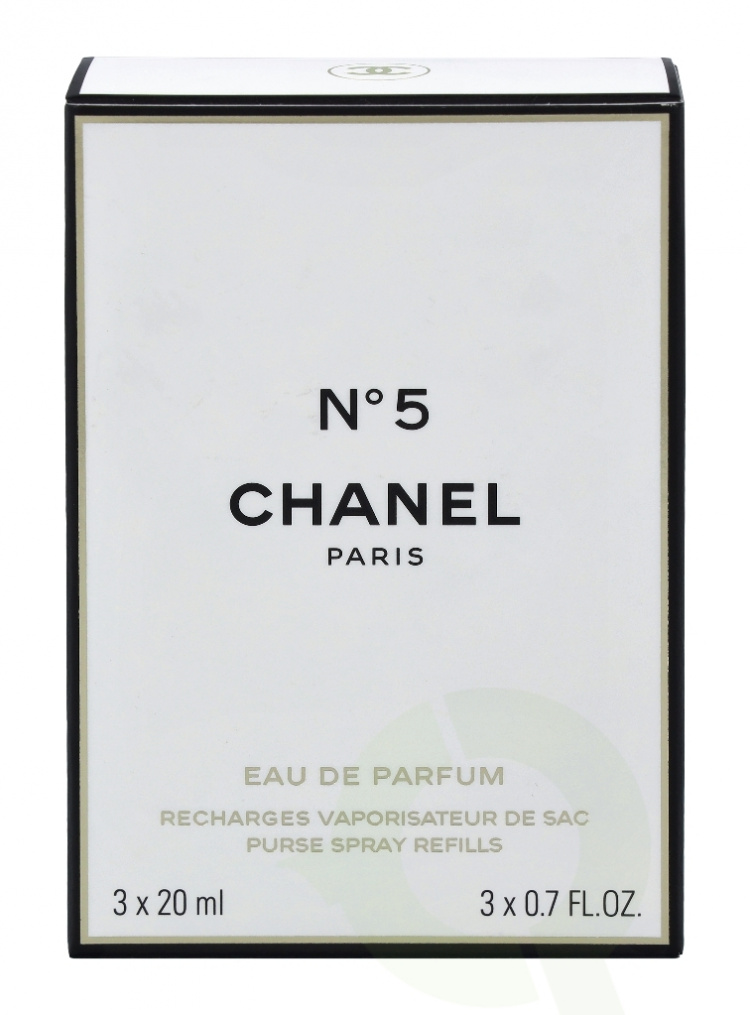 Chanel No 5 Giftset 60 ml 3x20ml - Edp Spray Refill