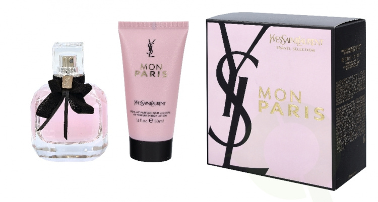 Yves Saint Laurent YSL Mon Paris Giftset 100 ml Edp Spray 50ml/Body Lotion 50ml Travel Selection