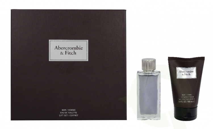 Abercrombie & Fitch First Instinct Man Giftset 150 ml Edt Spray 50ml/Hair And Body Wash 100ml